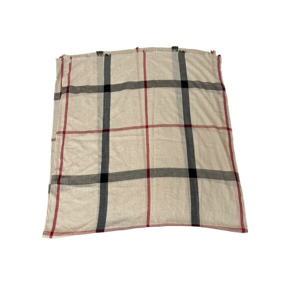 WOMEN'S BLACK/RED/TAN OVERSIZED SCARF WRAP - Picture 1 of 6